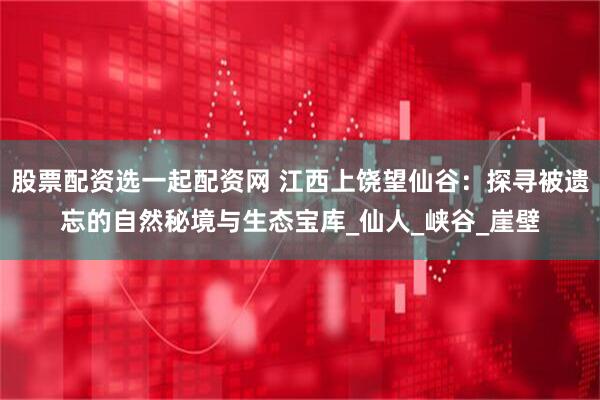 股票配资选一起配资网 江西上饶望仙谷：探寻被遗忘的自然秘境与生态宝库_仙人_峡谷_崖壁